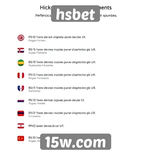 Opções de pagamento disponíveis na plataforma hsbet